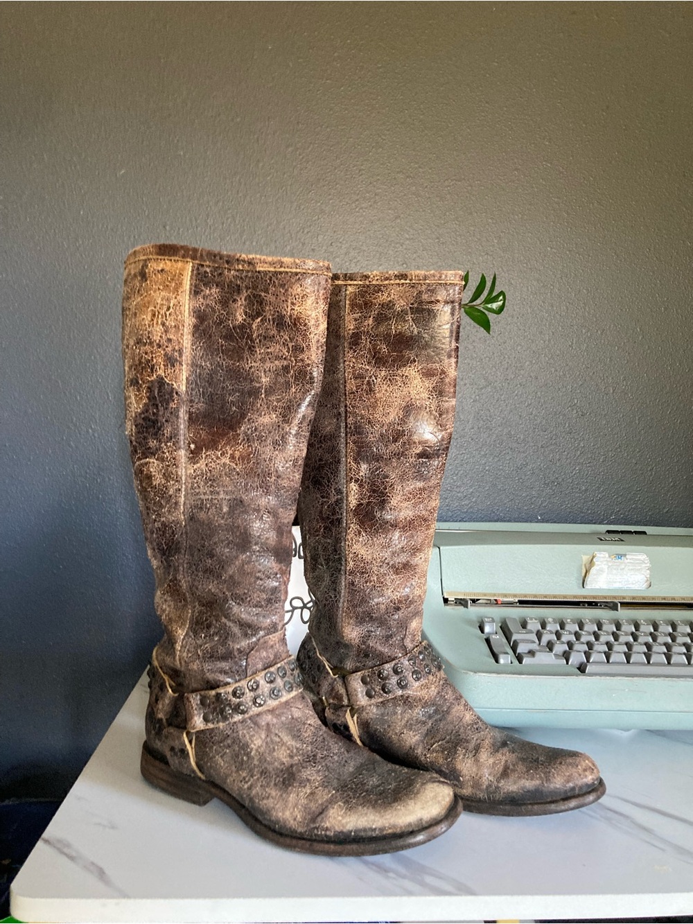 FRYE Distressed Boots